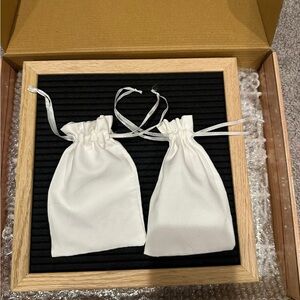 Wooden Felt Letter Board Set